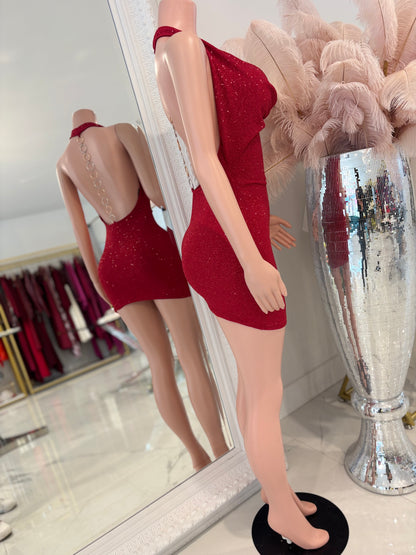 What a Night Mini Dress Red