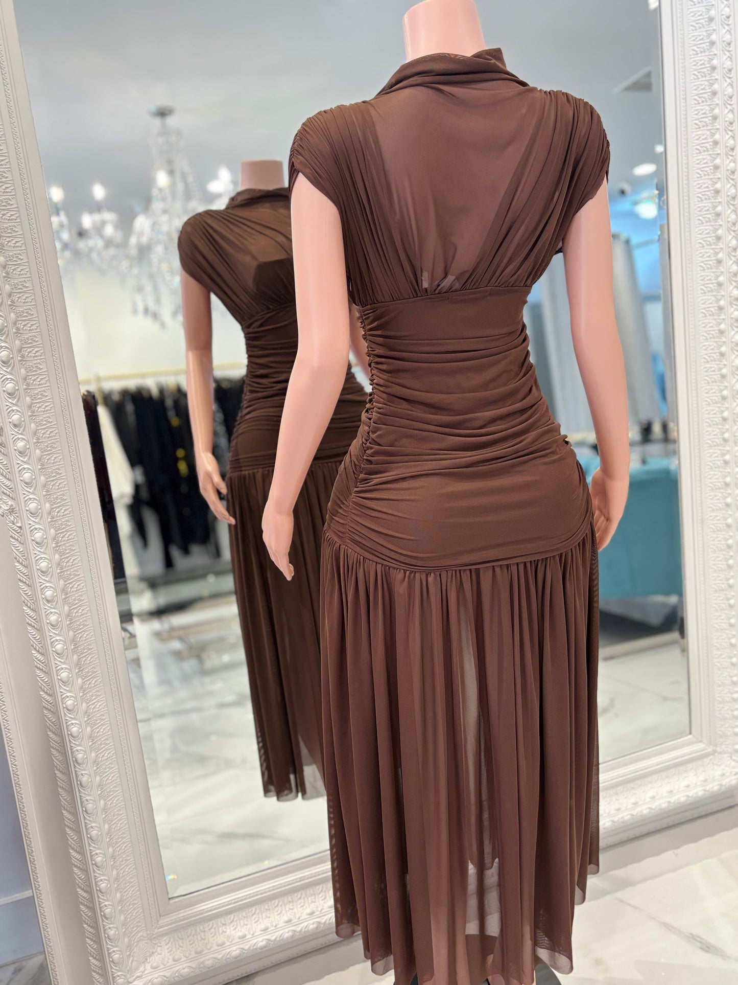 Woman of Your Dreams Maxi  Dress Brown