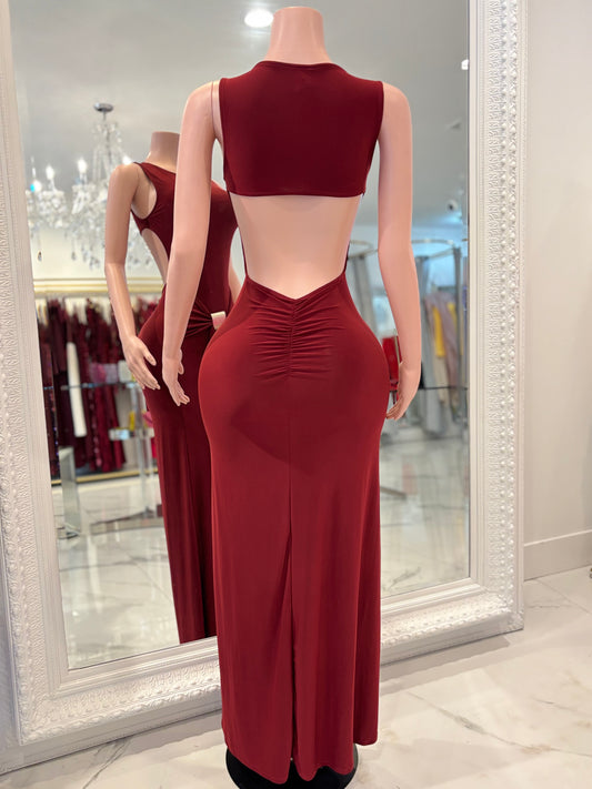 I´ll be the Very Best Maxi Dress Rojo Vino