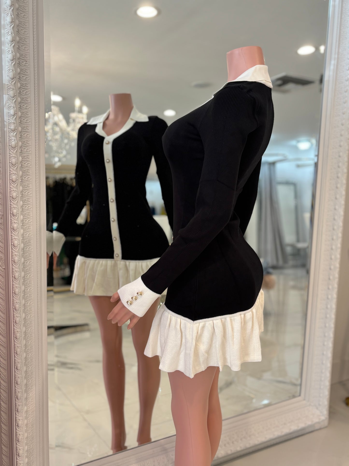 Your in My Way Mini Dress Black