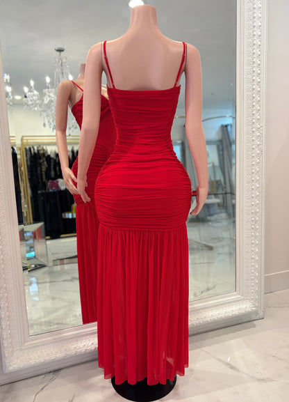 True Beauty is Me Maxi Dress Red