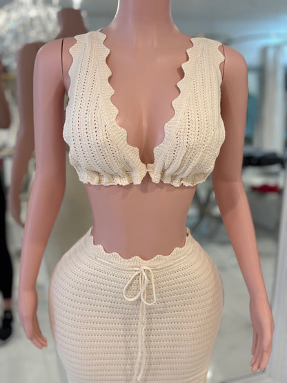 No Better Time Knit Skirt Set