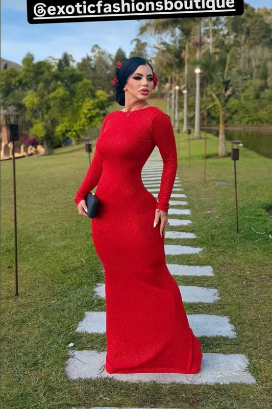love Maxi Dress Red