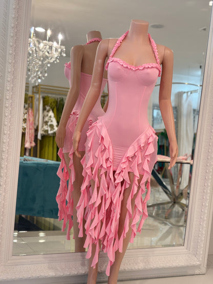 Meadowfall Ruffle Mini Dress