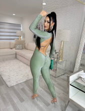 Light Night Party Jumpsuit Green