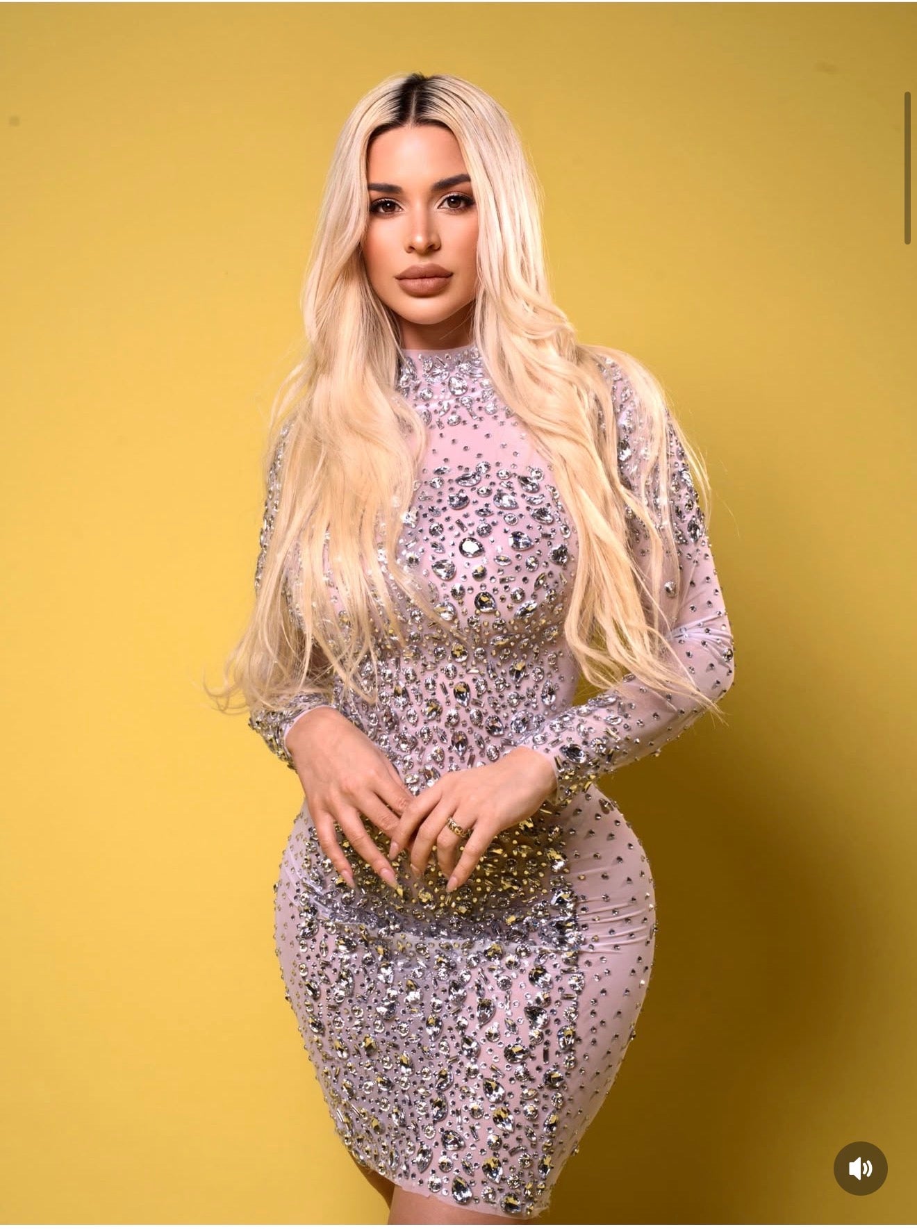 Glamour Midi dress White