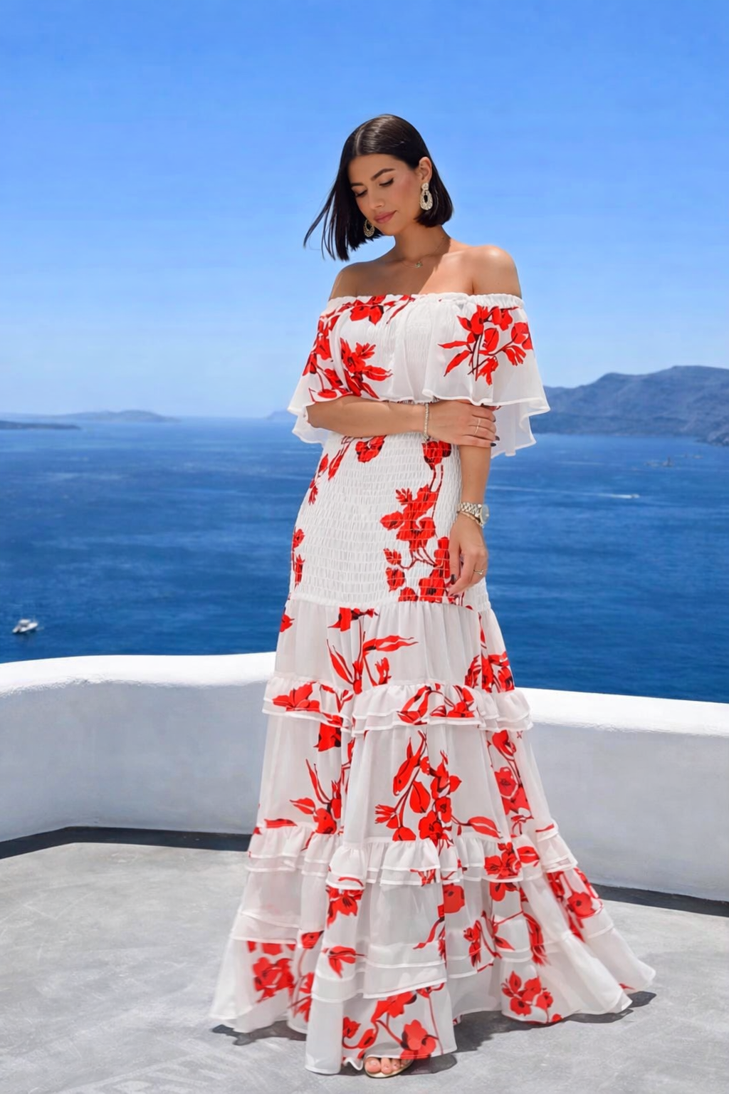 Sunday Maxi Dress White
