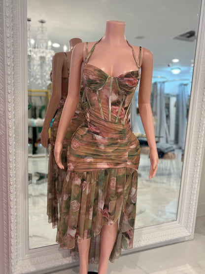 Follow My Lead Maxi Dress Floral