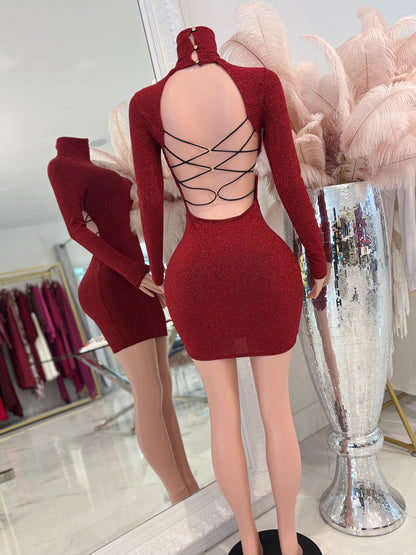 Don't You Need Me Mini Dress Red