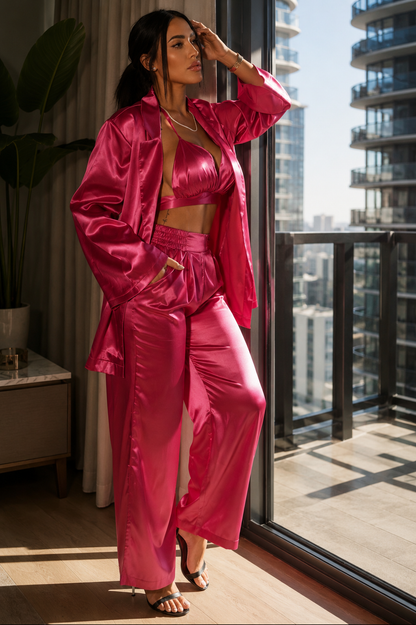 Gala Pants Set Pink