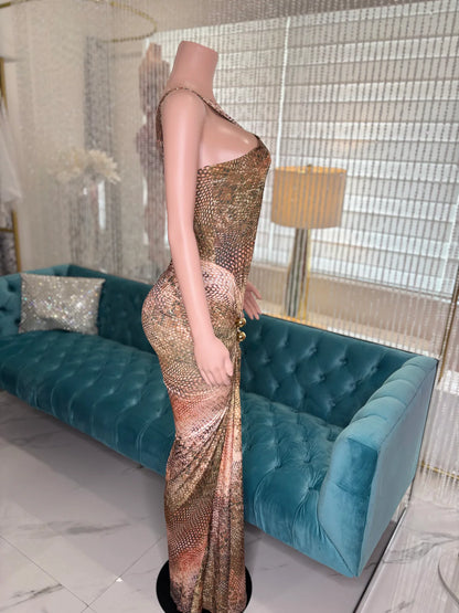 Hot For Life Maxi Dress Animal Print