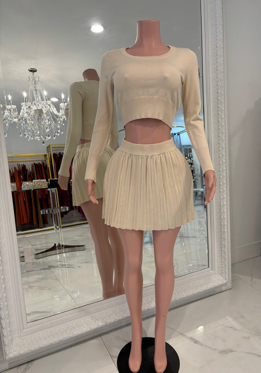 Aren’t You Sweet Baby Skirt Set Cream
