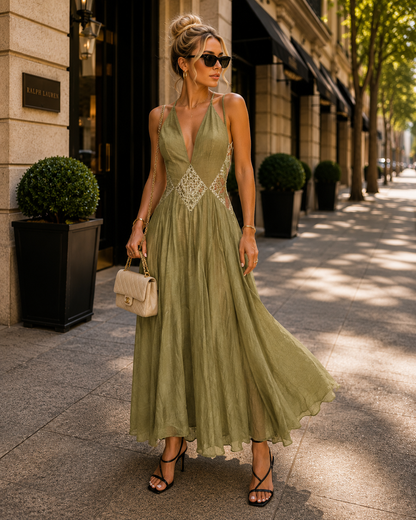 Gigi Maxi Dress Green