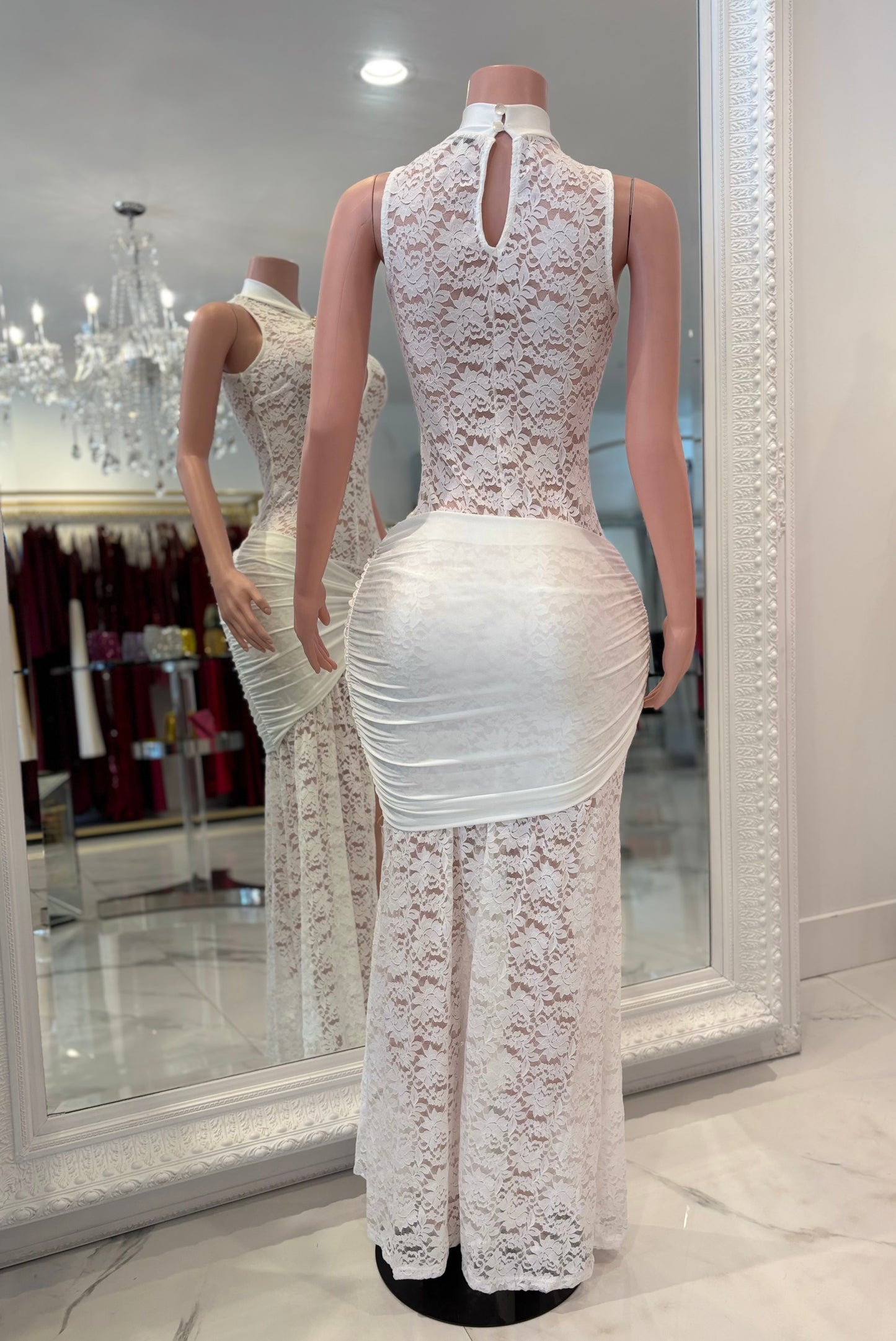 Do I Mesmerize You Maxi Dress White