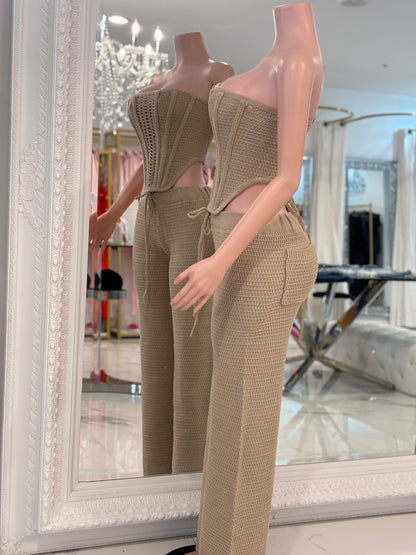 Shoreline Muse Knit Pant Set