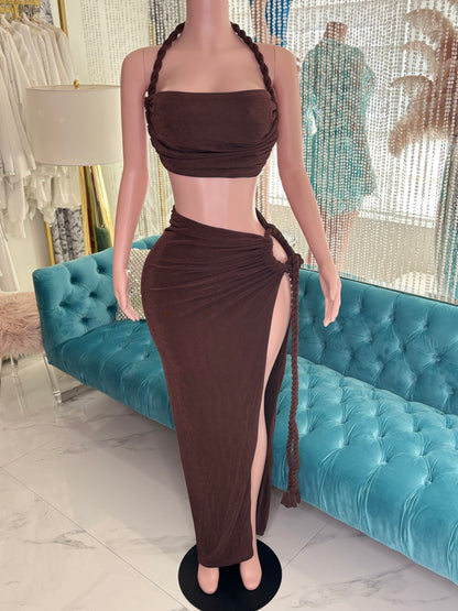 Sunset Threads  Skirt Set