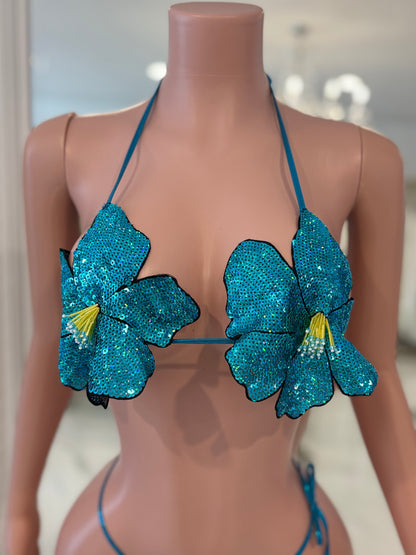 Orchid Breeze Floral Bikini