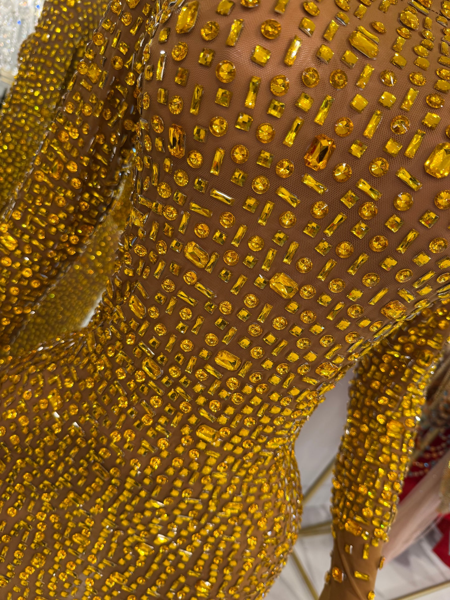 Glamour Maxi Dress Amarrillo