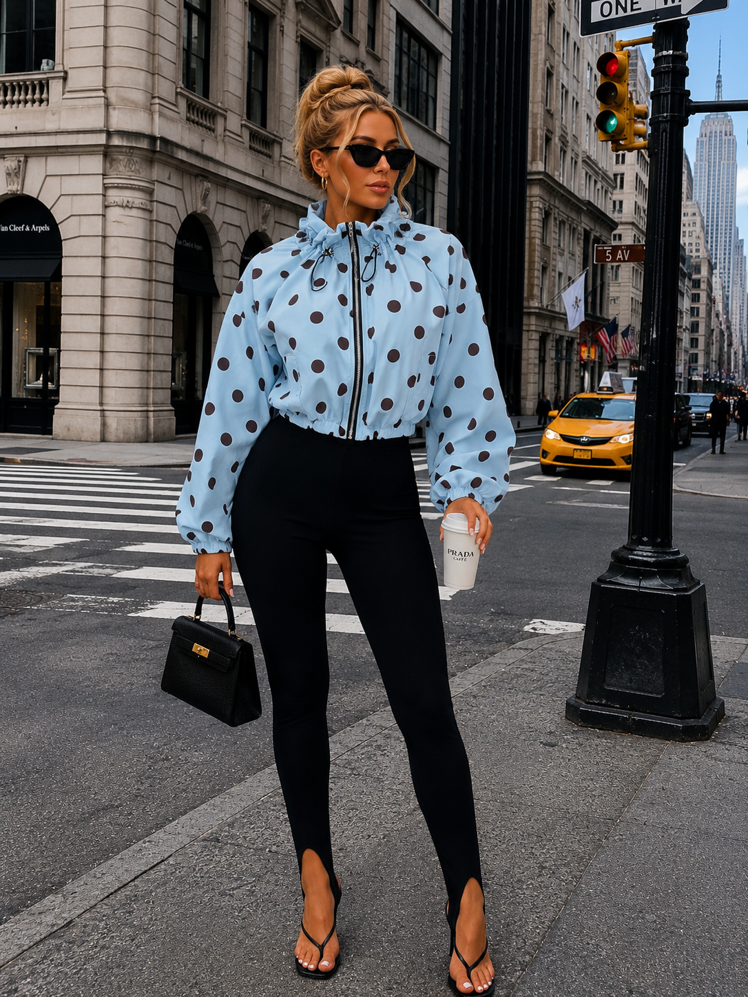 You’re Seeing Things Baby Jacket Blue