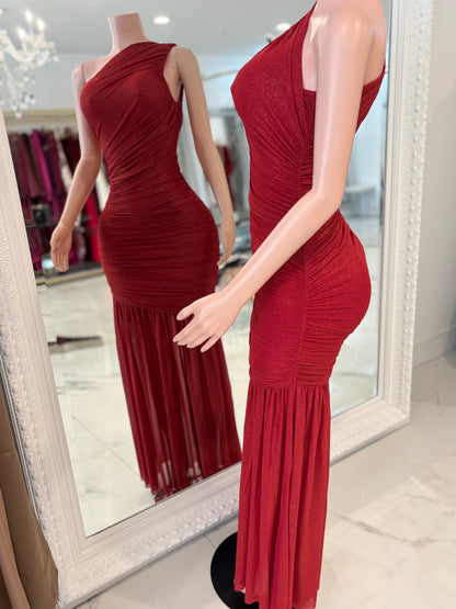 Don’t I Just Stand Out Maxi Dress Red