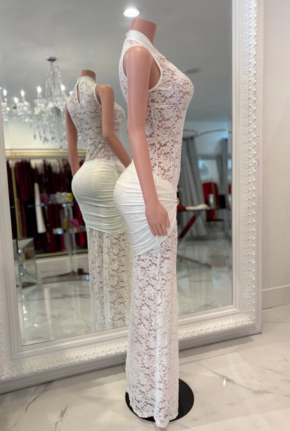 Do I Mesmerize You Maxi Dress White
