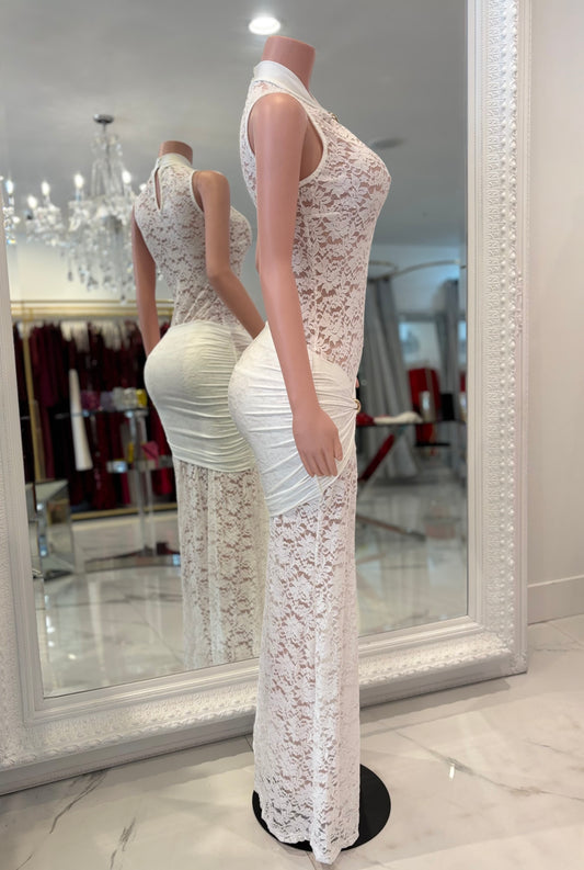 Do I Mesmerize You Maxi Dress White