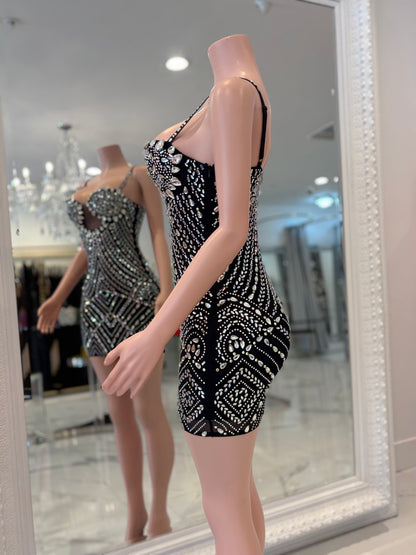 Such a Bold Look Maxi Dress Black