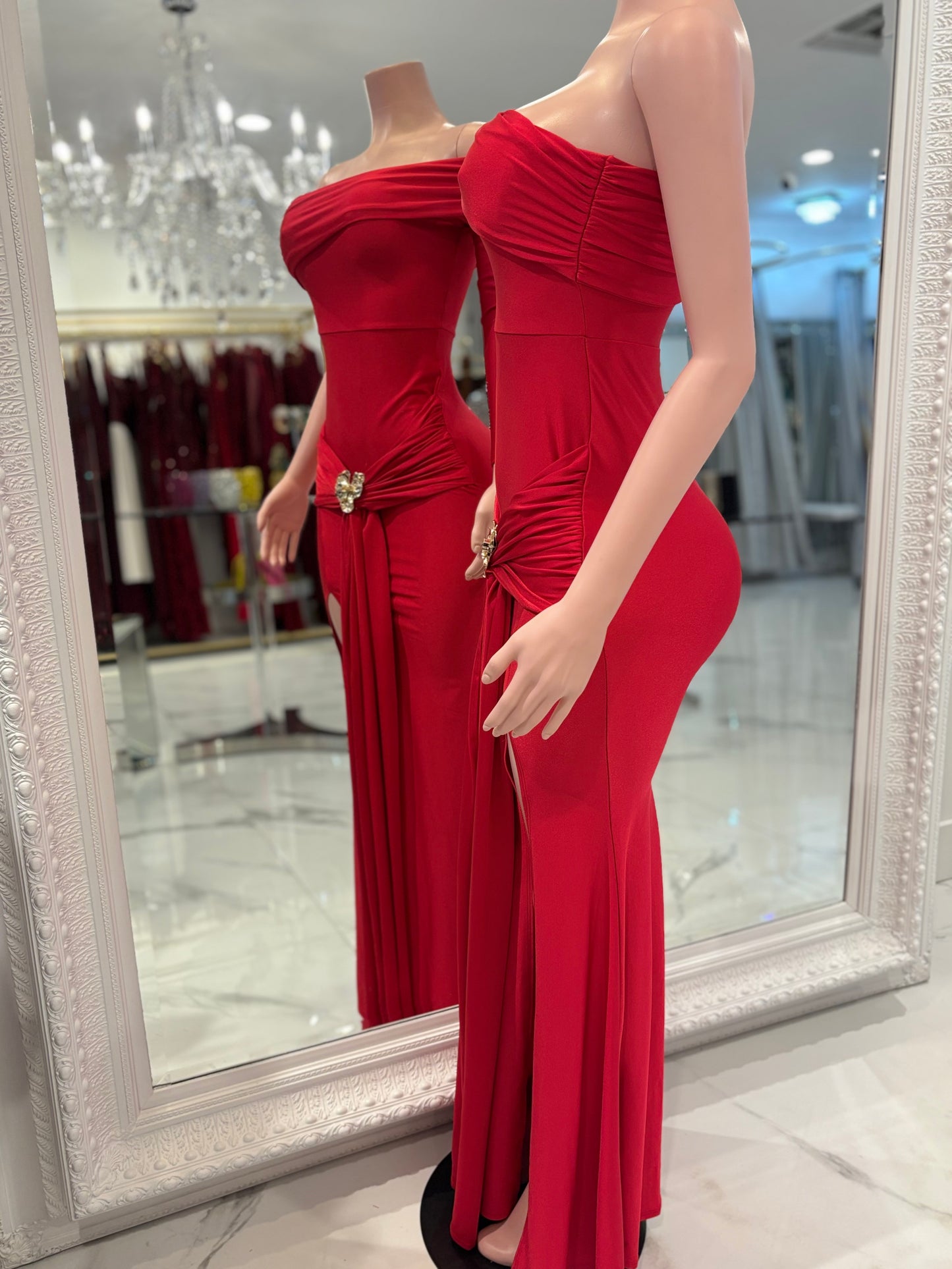 My Heart is Yours Maxi Dress Red