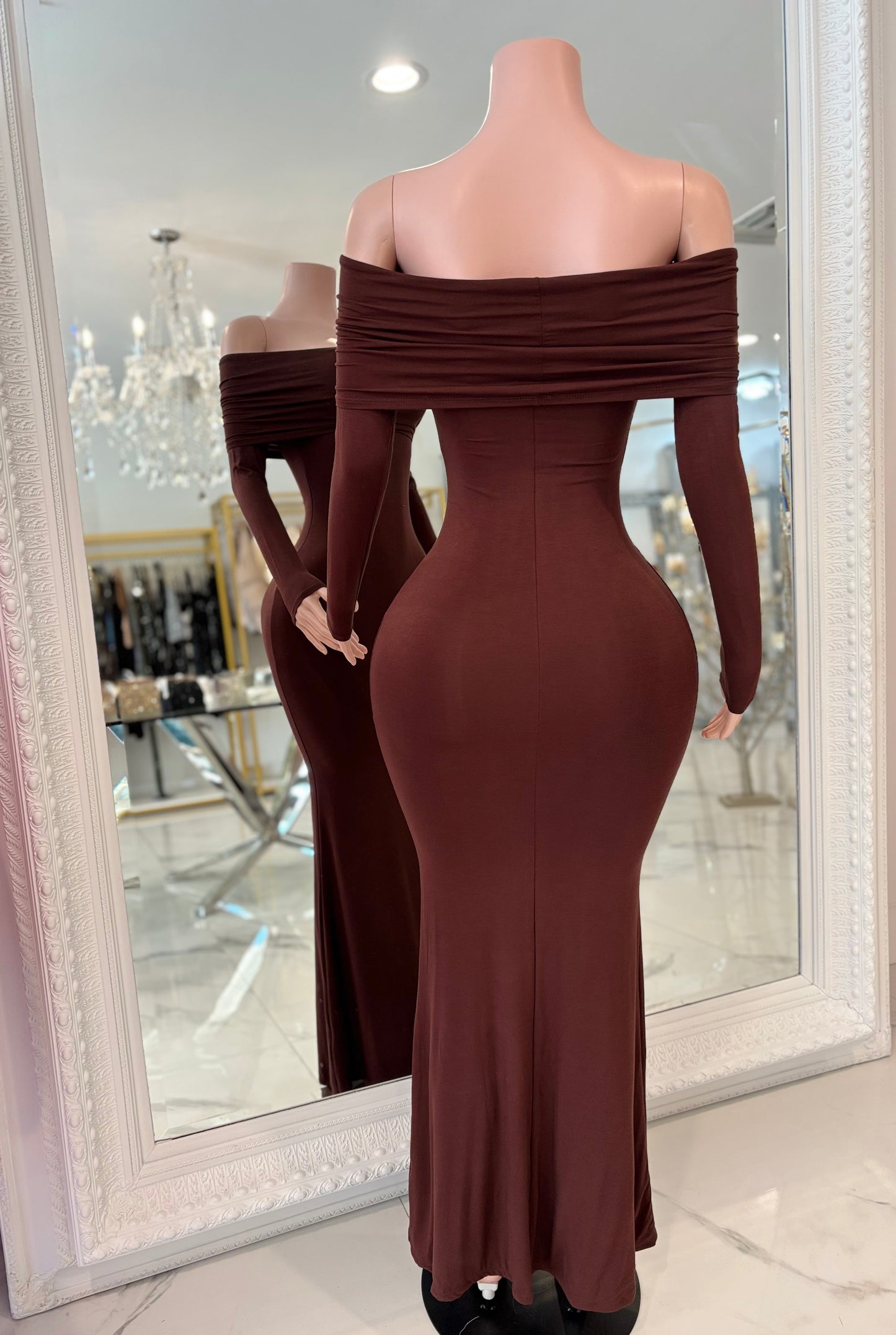 Casual Chic Maxi Dress Brown