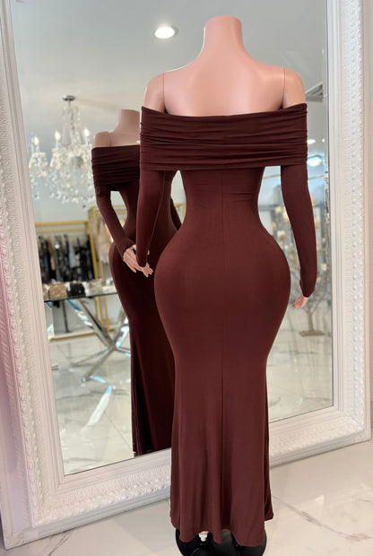 Casual Chic Maxi Dress Brown