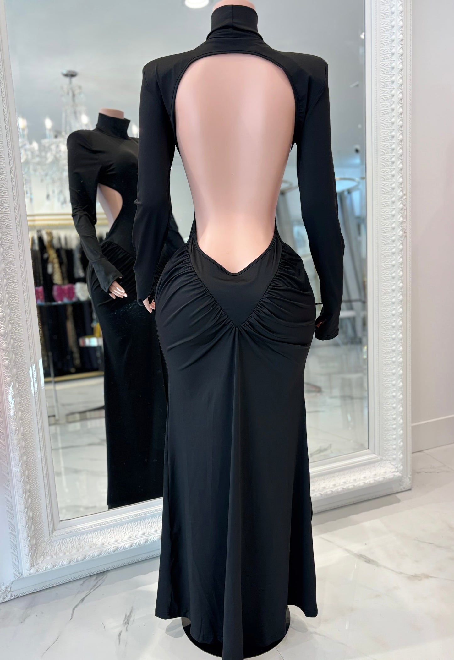 What Would You Do For Love Maxi Dress Black