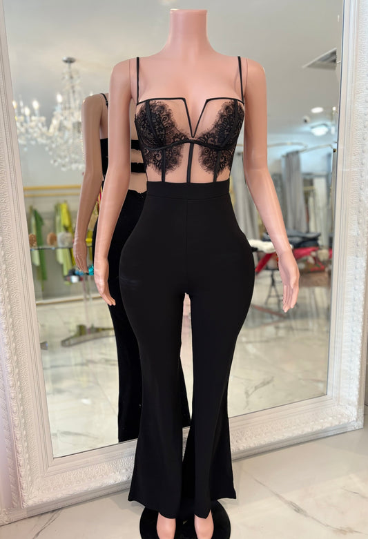 Don’t Get Distracted Jumpsuit Black