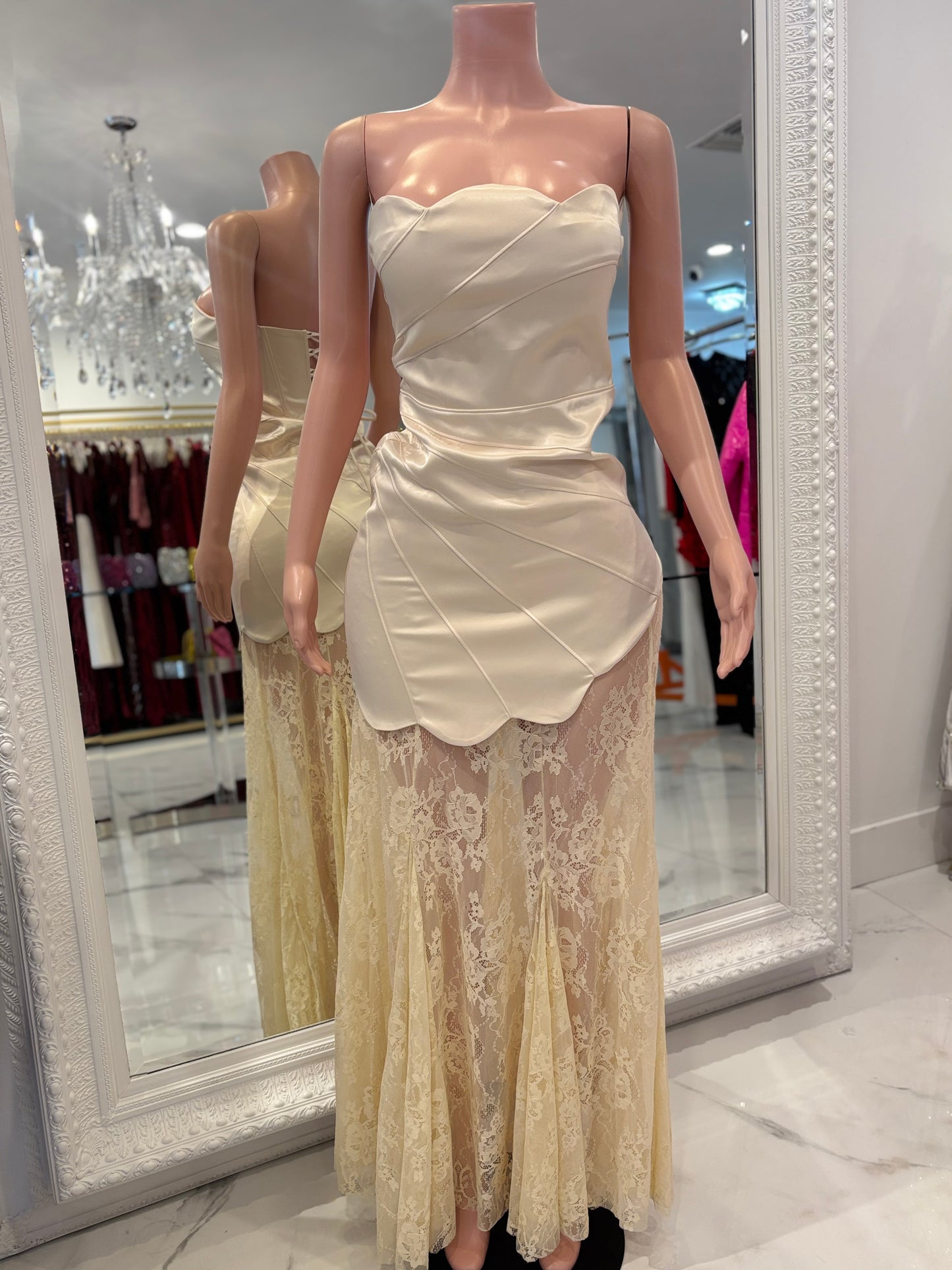 The Love is Mine Maxi Dress Beige