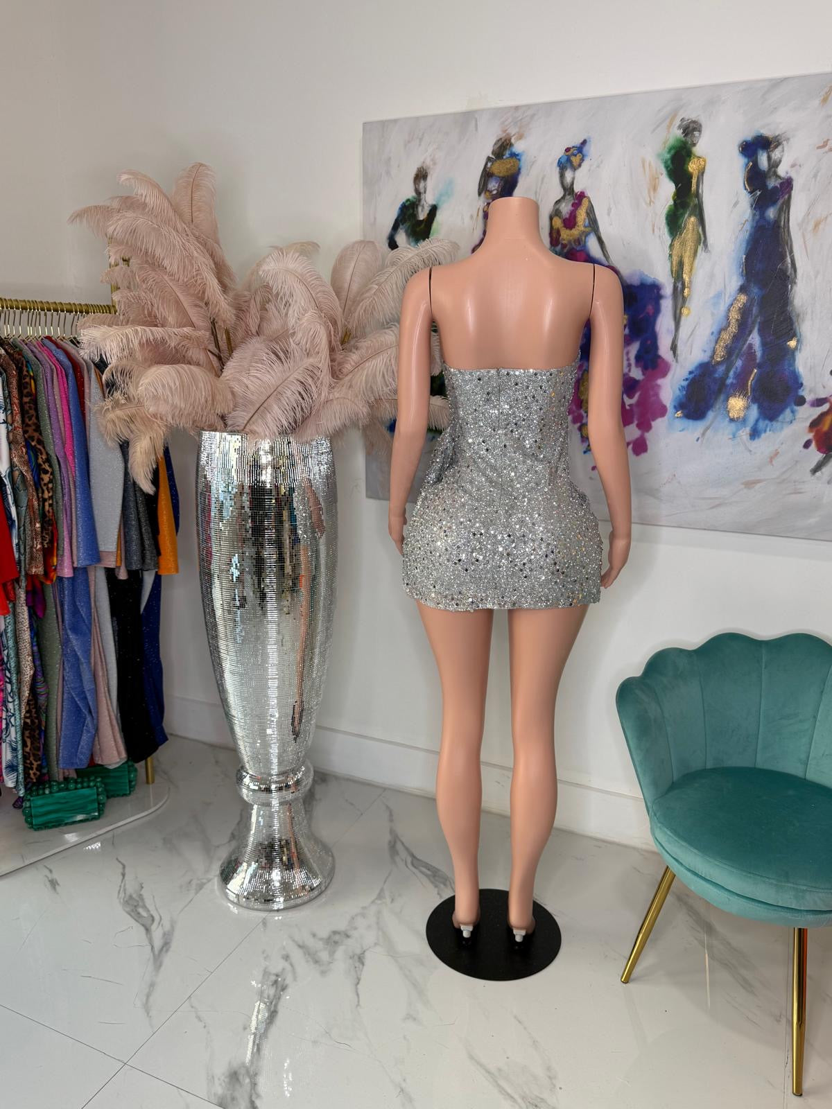 Starlight Seduction Sequin Mini Dress Silver Exotic Fashion Boutique Starlight Seduction Sequin Mini Dress Silver Exotic Fashion Boutique