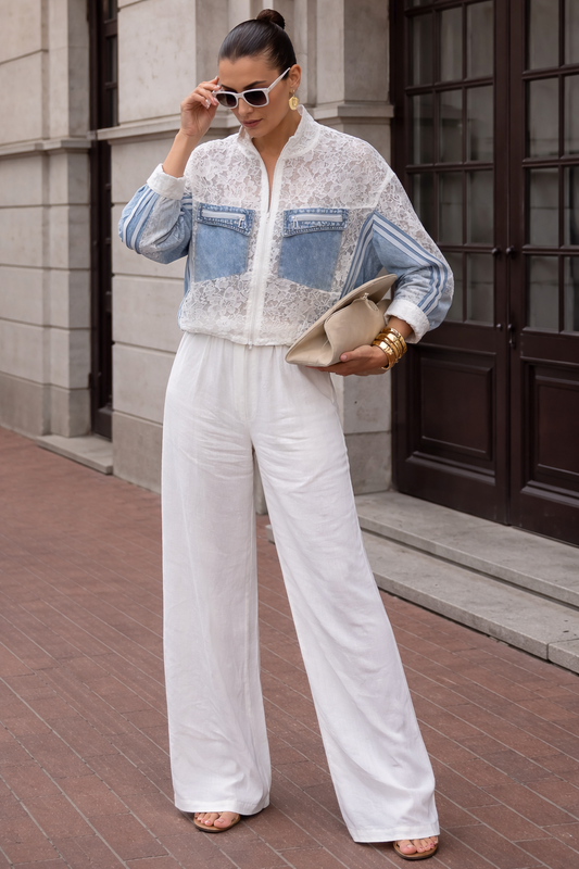 Wrapped in Love Jacket White ￼