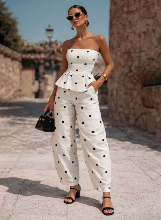 Pepas Pants Set White