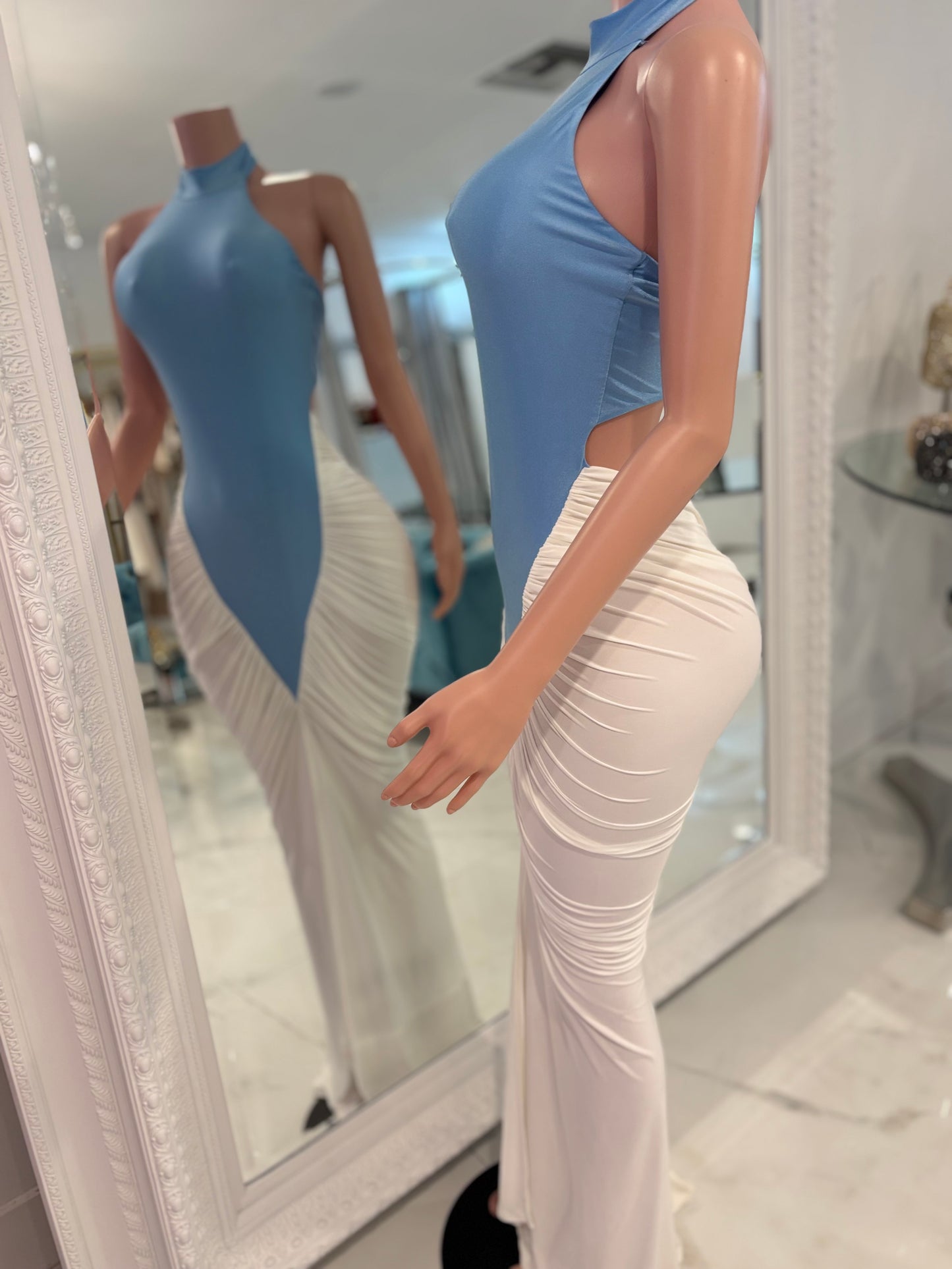 Noir Beauty Maxi Dress Blue