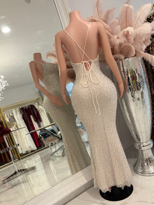 If Only I Had You Maxi Dress White