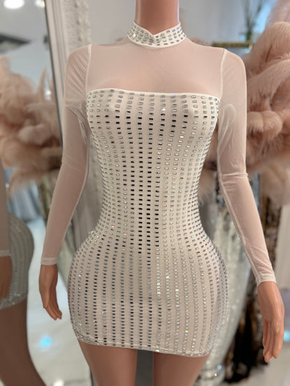 The Girl of Your Dreams Mini Dress White