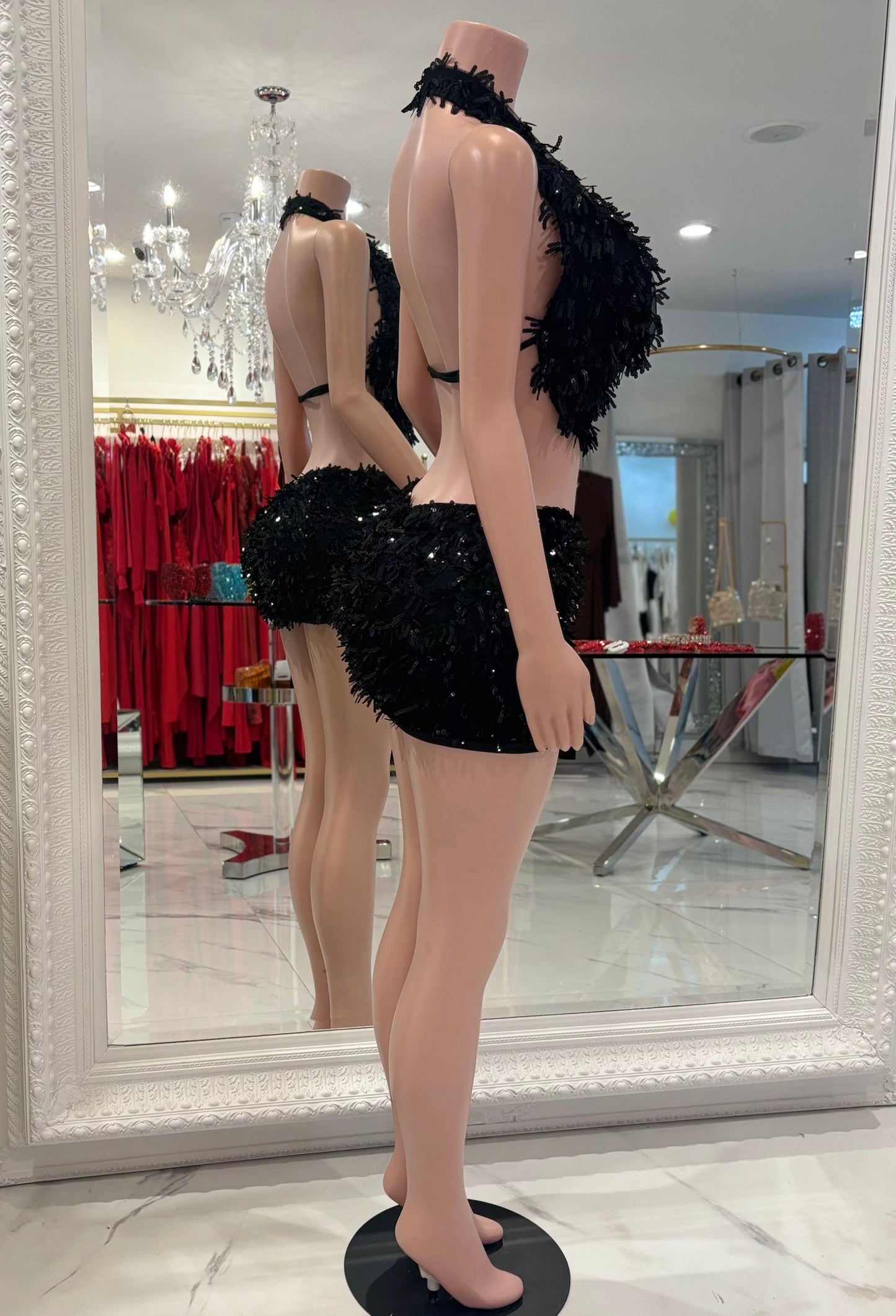 Honey Skirt Set Black