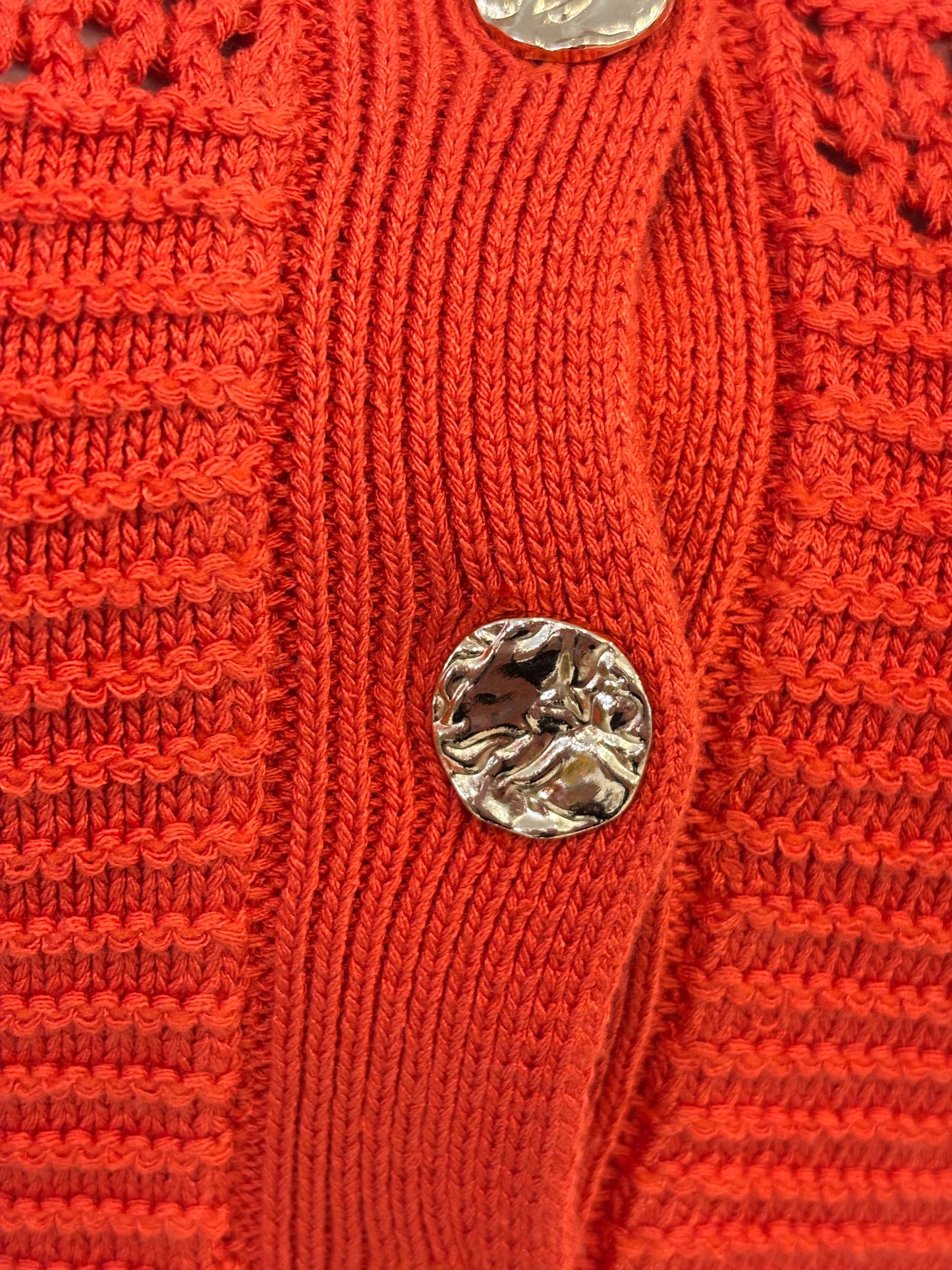 Feelings Growing Stronger Knit Skirt Set Orange