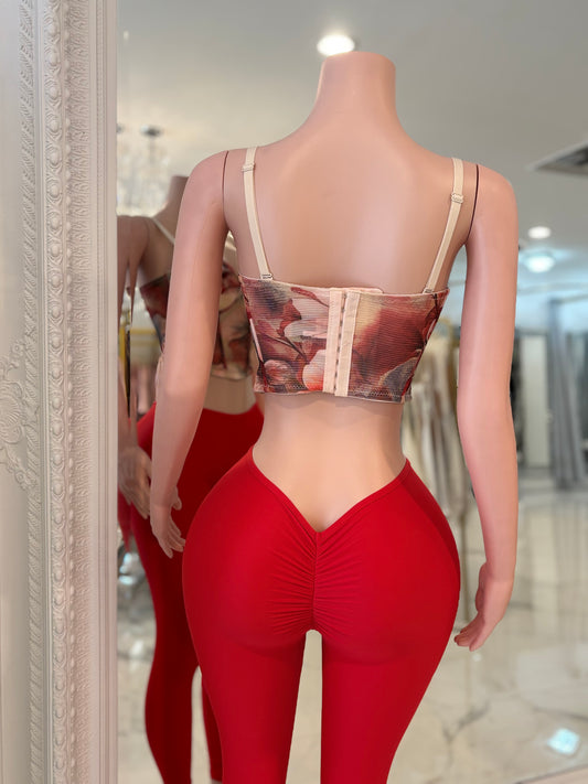 Floral Corset Top