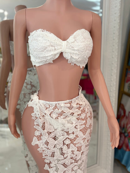 Lace Me Up Barbie Lace Skirt Set