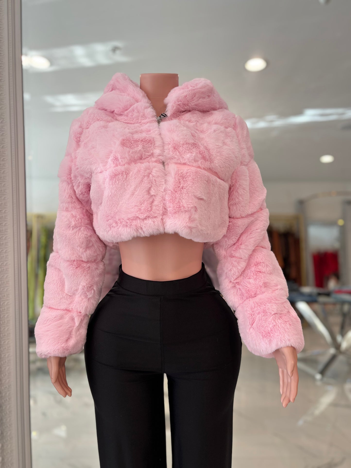 Let Me Warm You Up Jacket Pink