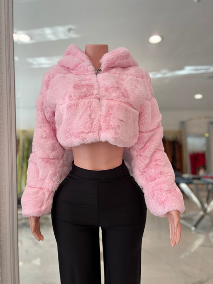 Let Me Warm You Up Jacket Pink