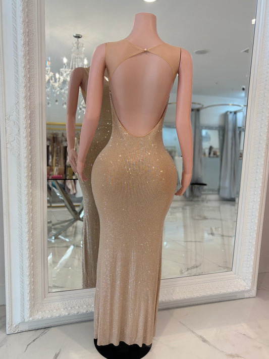 Absolute Finnish Maxi Dress Nude