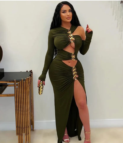 Olivia glam Maxi Dress