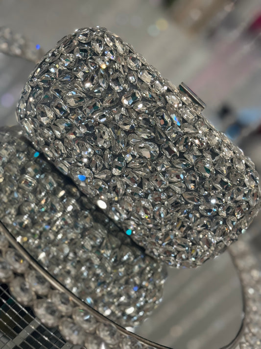 Match My Sparkle Purse Silver