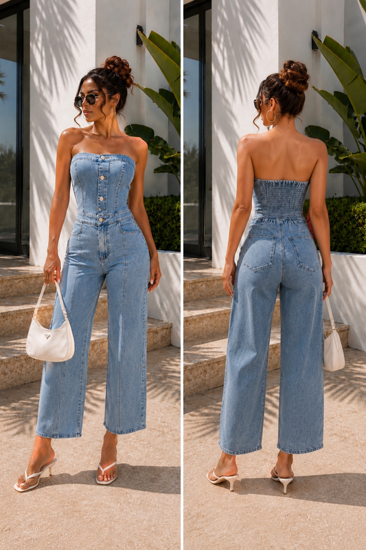 Melissa Jumpsuit Blue