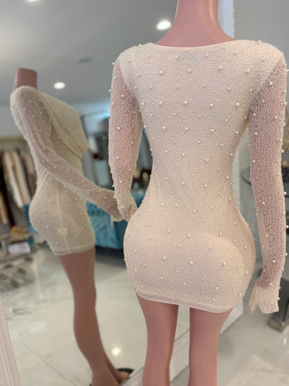 A New Look is Always Needed Mini Dress Nude
